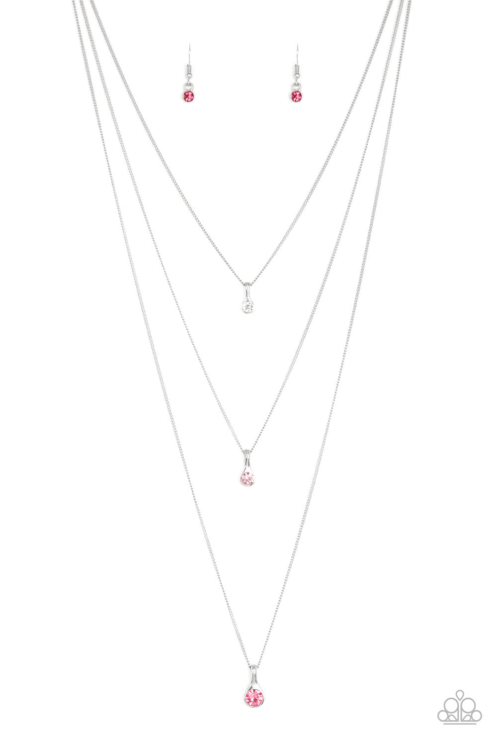 Paparazzi Necklace - Crystal Chic - Pink (#257)