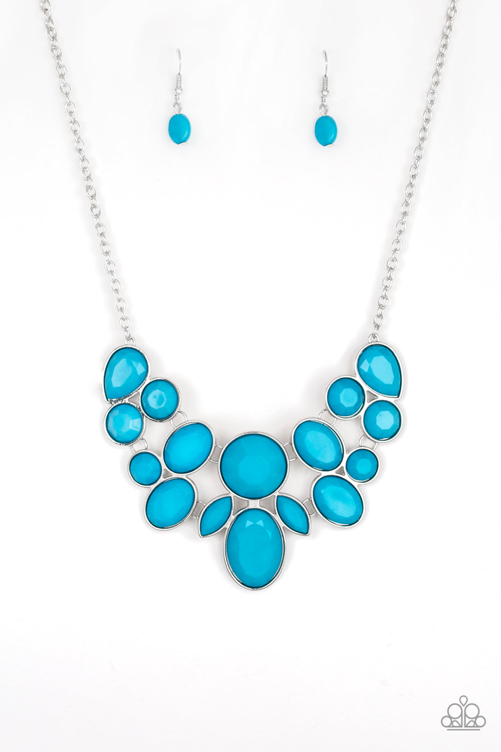 Paparazzi Necklace - Demi-Diva - Blue (PZ-777)