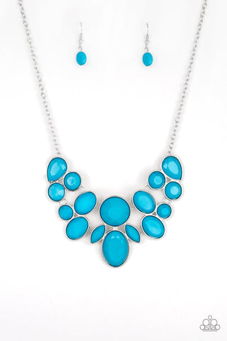 Paparazzi Necklace - Demi-Diva - Blue (#777)