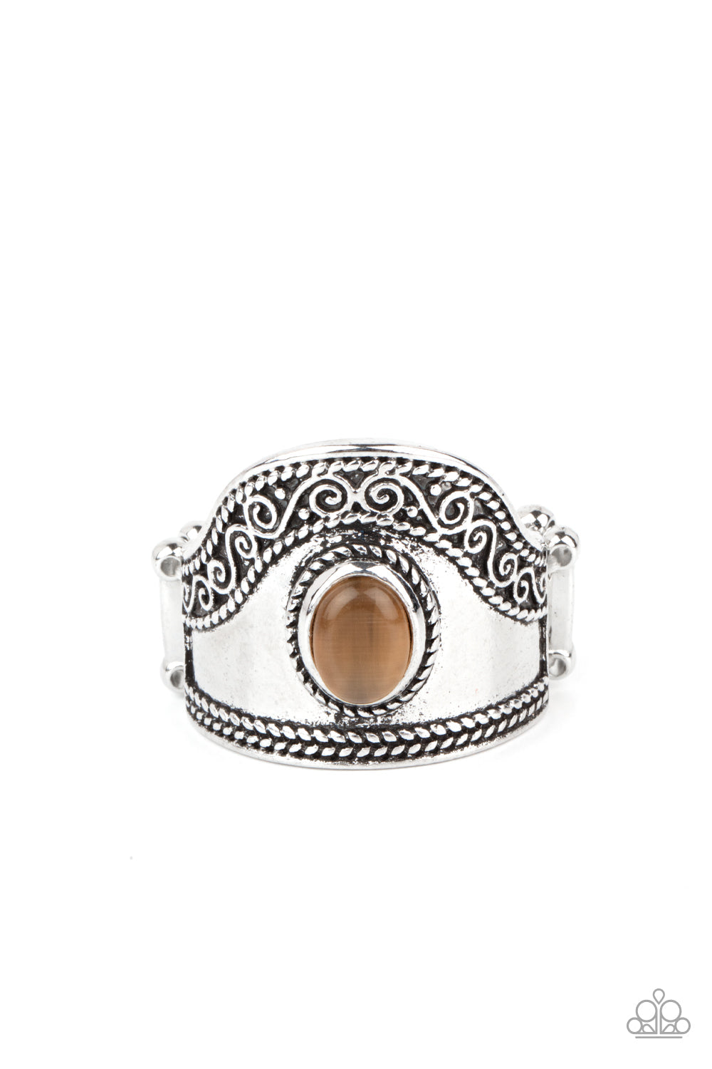 Dreamy Definition - Brown Paparazzi Ring