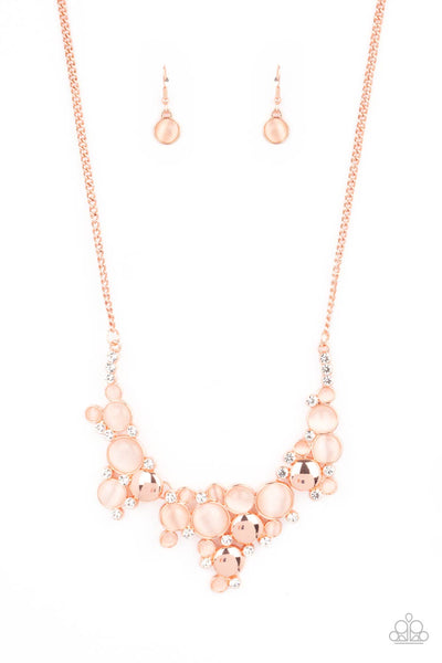 Fairytale Affair - Copper Paparazzi Necklace (#3133)