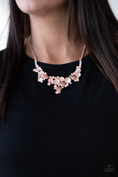 Fairytale Affair - Copper Paparazzi Necklace (#3133)