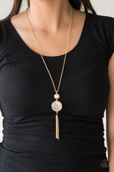 Paparazzi Long Necklace - Have Some Common SENSEI - Gold (#210)