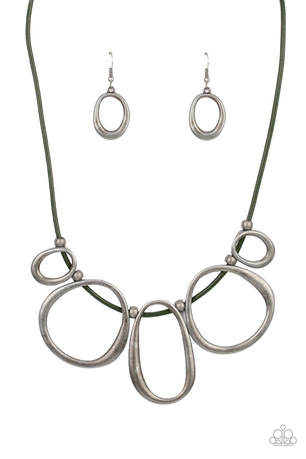 Historical Hipster - Green Paparazzi Necklace (#4442)