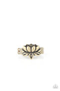 Lotus Crowns - Brass Paparazzi Ring
