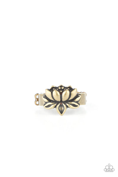 Lotus Crowns - Brass Paparazzi Ring