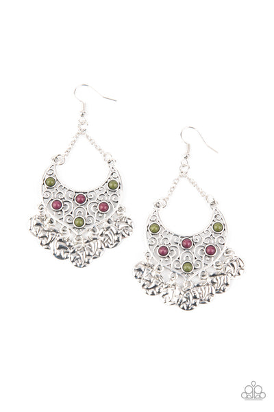 Musical Murals - Multi Paparazzi Earrings (#1917)