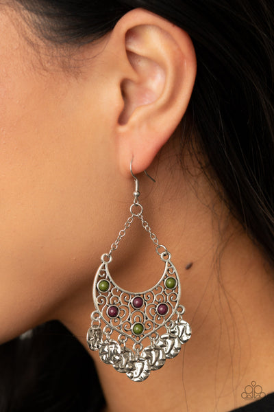Musical Murals - Multi Paparazzi Earrings (#1917)