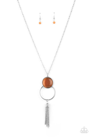 Nice To GLOW You - Orange Paparazzi Necklace