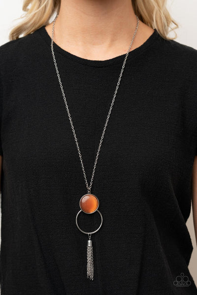 Nice To GLOW You - Orange Paparazzi Necklace