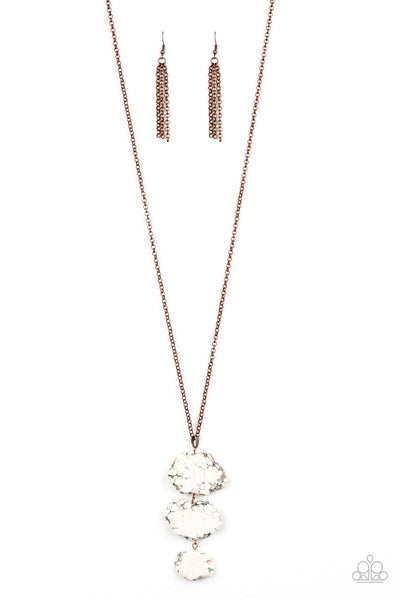 On The ROAM Again - Copper Paparazzi Necklace