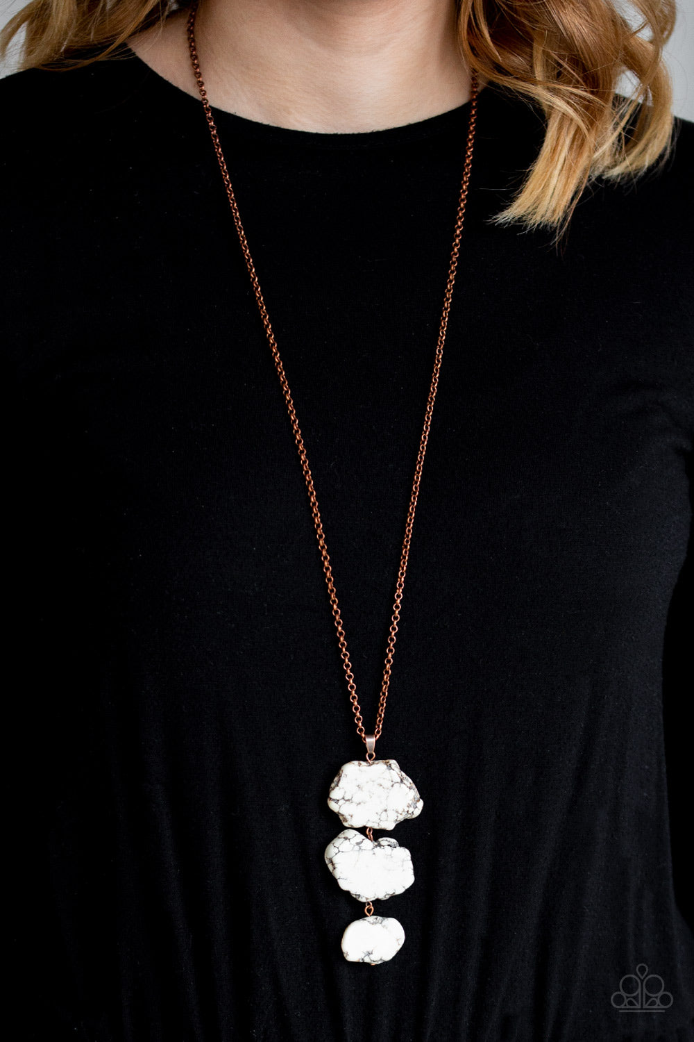 On The ROAM Again - Copper Paparazzi Necklace