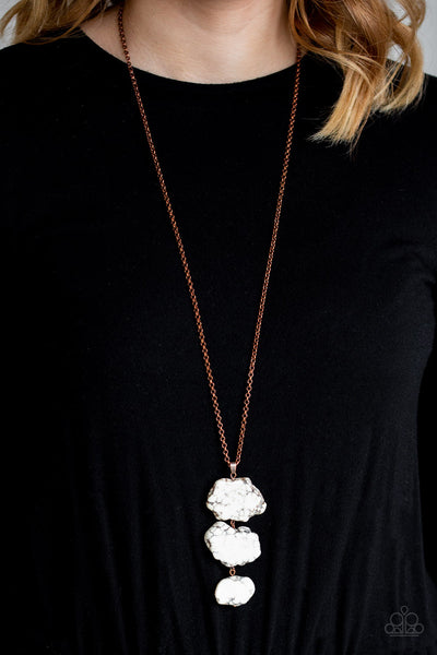 On The ROAM Again - Copper Paparazzi Necklace