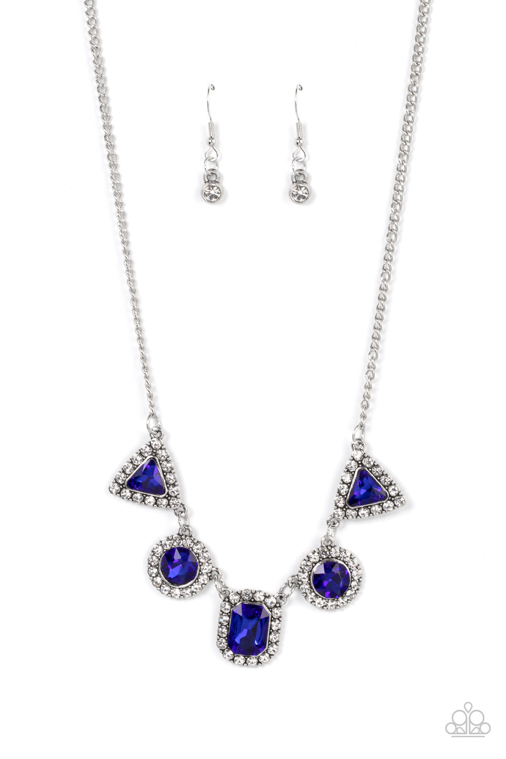 Posh Party Avenue - Blue Paparazzi Necklace (#2301)