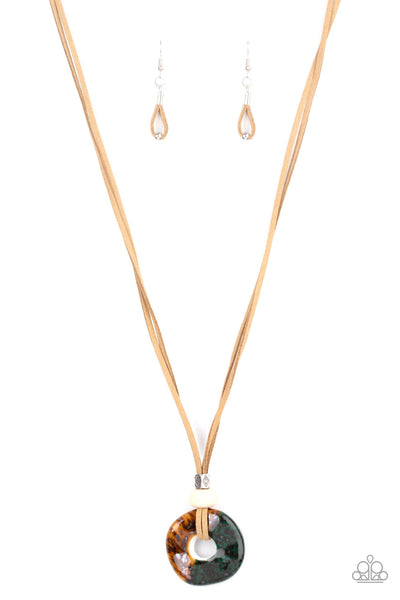 Primal Paradise - Brown Paparazzi Necklace