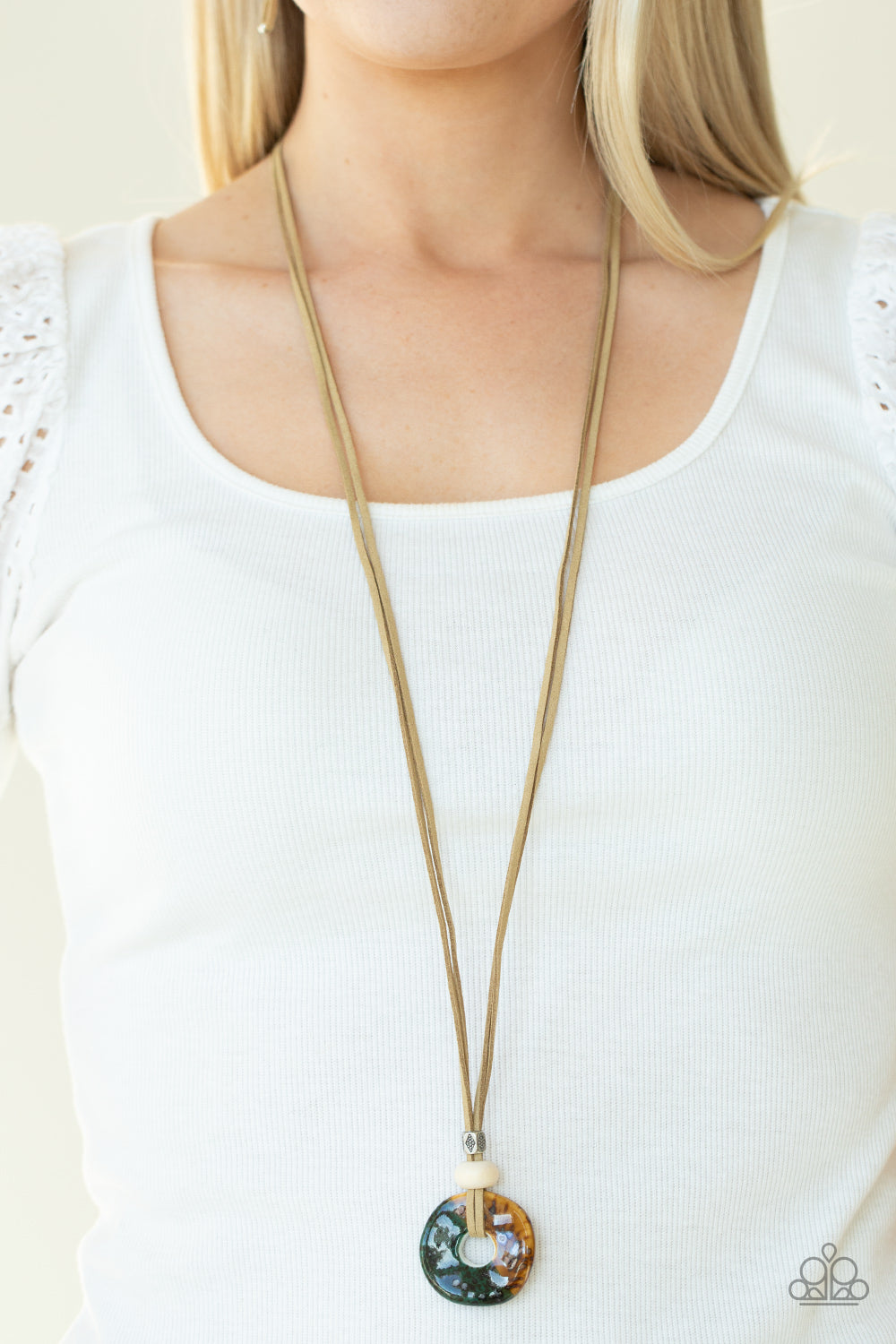 Primal Paradise - Brown Paparazzi Necklace
