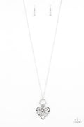 Romeo Romance - Silver Paparazzi Necklace (#2147)