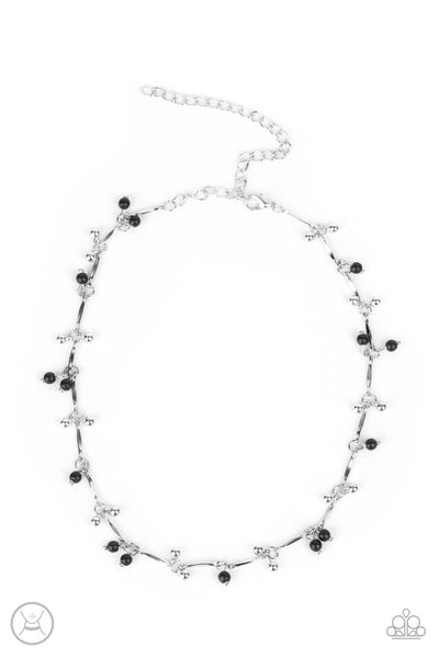 Sahara Social - Black Paparazzi Necklace (PZ-4441)