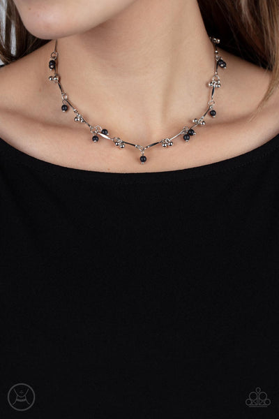 Sahara Social - Black Paparazzi Necklace (PZ-4441)