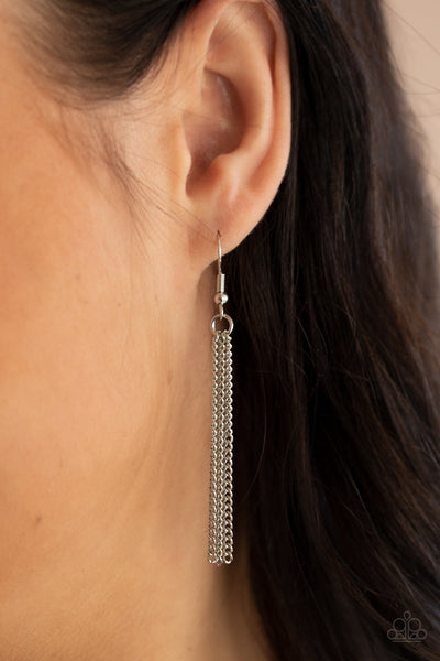 Save Your TIERS - Silver Paparazzi Necklace
