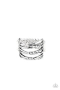Switching Gears - Silver Paparazzi Ring (R207)