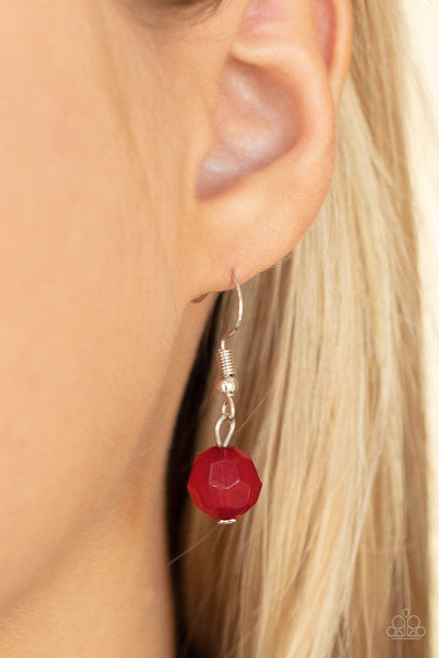 Tea Party Tango - Red Paparazzi Necklace (#4756)
