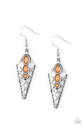 Paparazzi Earrings - Terra Territory - Brown (PZ-1045)