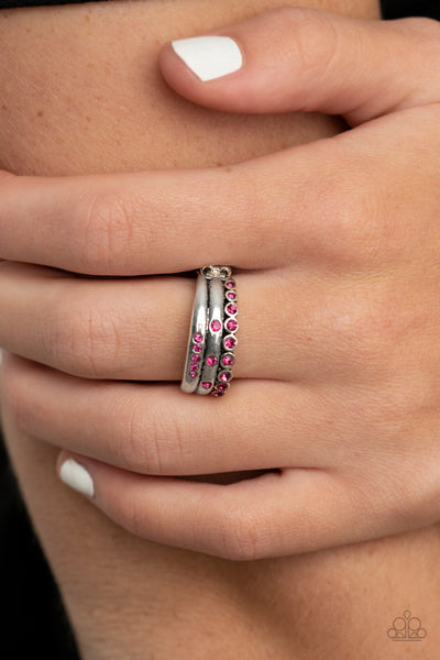 The Next Level - Pink Paparazzi Ring (R152)