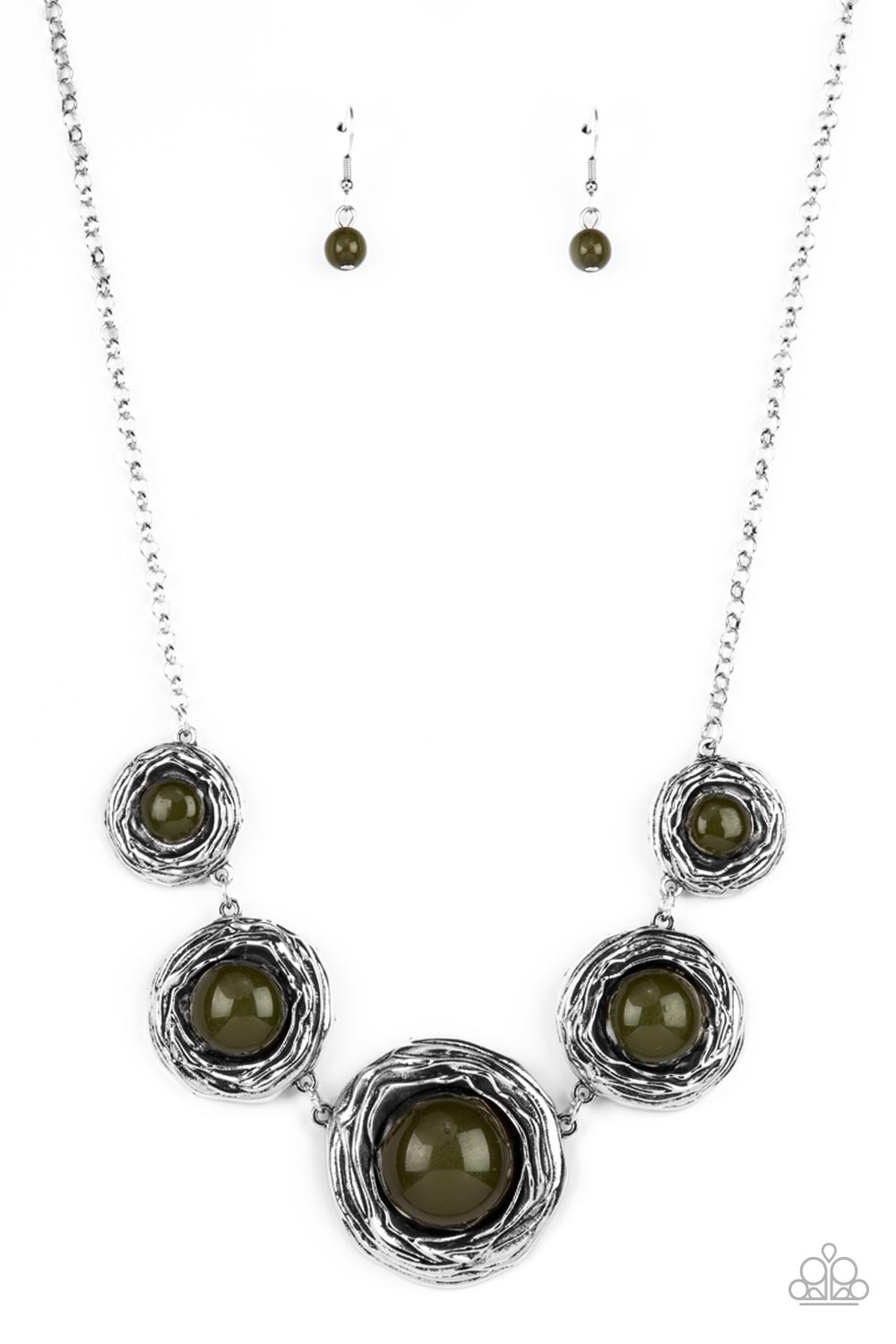 The Next NEST Thing - Green Paparazzi Necklace (#4422)