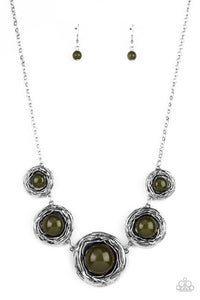 The Next NEST Thing - Green Paparazzi Necklace (#4422)