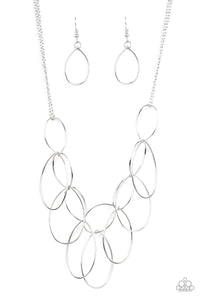 Top-TEAR Fashion - Silver Paparazzi Necklace