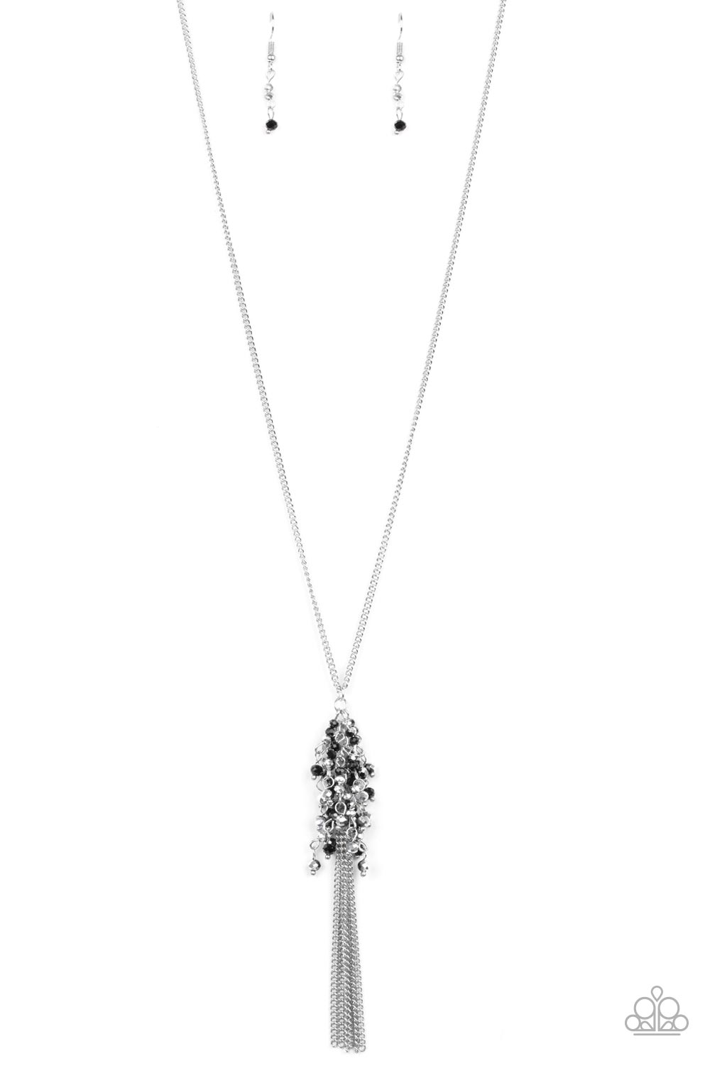 Paparazzi Long Necklace - Twilight Twinkle - Black (PZ-289)