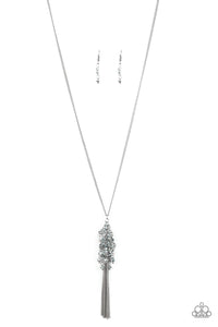 Twilight Twinkle - Silver-Paparazzi Necklace (PZ-065)