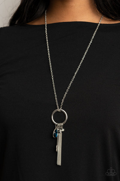 Unlock Your Sparkle - Blue Paparazzi Necklace