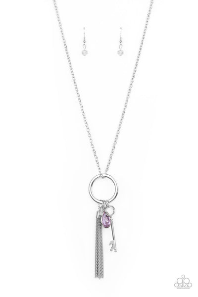 Unlock Your Sparkle - Purple Paparazzi Necklace