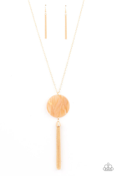 Up FAUX Grabs - Orange Paparazzi Necklace