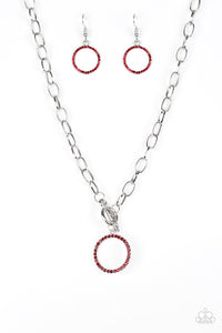 All In Favor - Red Paparazzi Necklace
