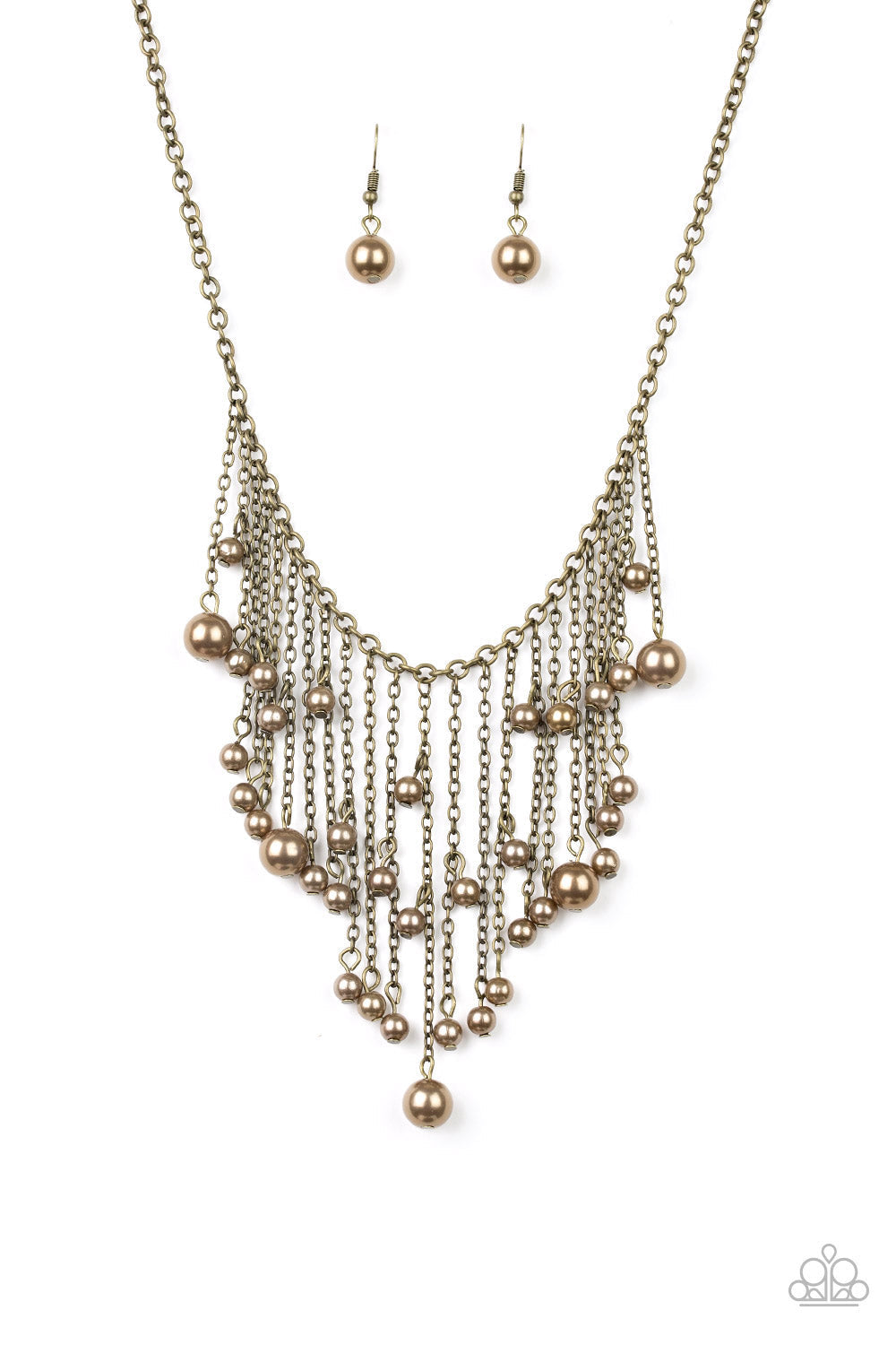 Catwalk Champ - Brass Paparazzi Necklace