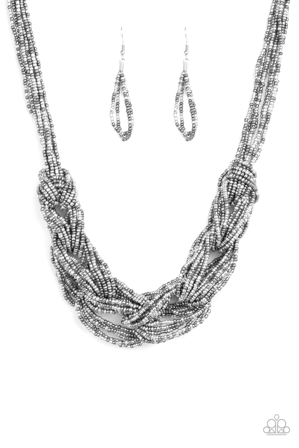 City Catwalk - Silver Paparazzi Necklace (#1659)
