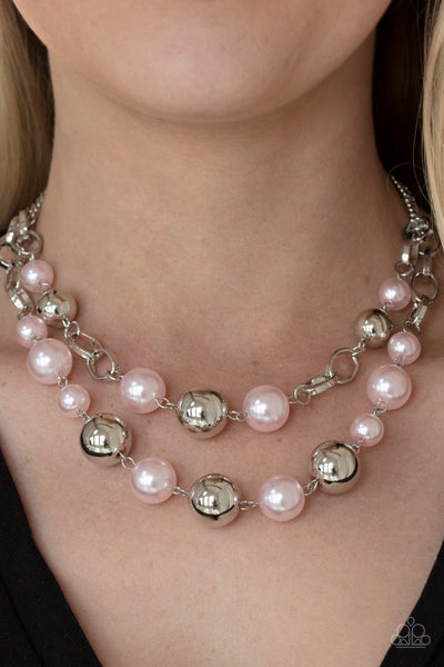 COUNTESS Your Blessings - Pink Paparazzi Necklace