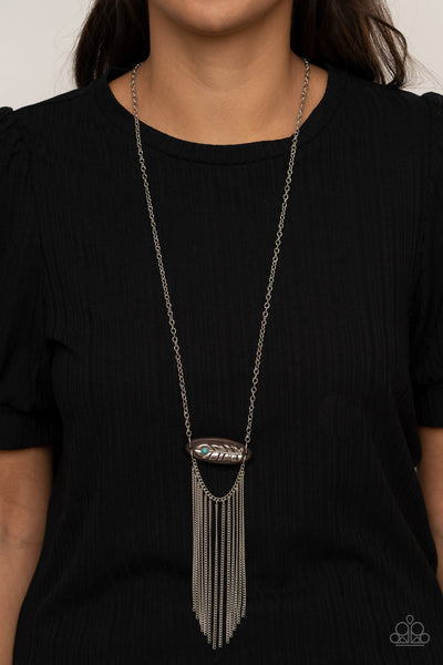 Desert Spirit - Blue Paparazzi Necklace (#2126)