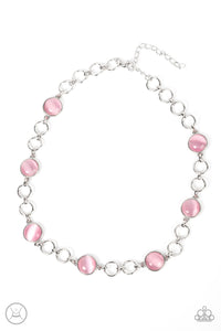 Dreamy Distractions - Pink Paparazzi Necklace (#263)
