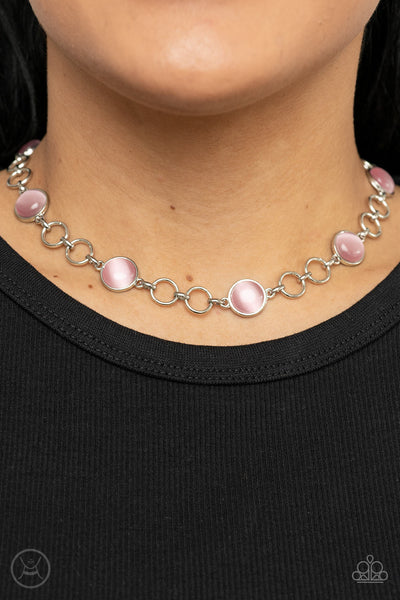 Dreamy Distractions - Pink Paparazzi Necklace (#263)