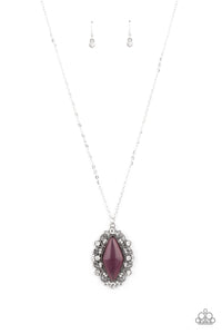 Exquisitely Enchanted - Purple Paparazzi Necklace