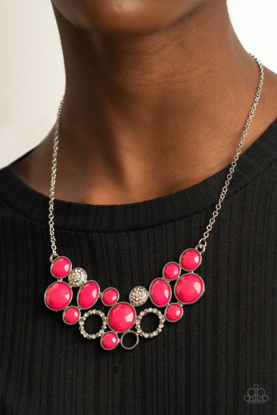 Extra Eloquent - Pink Paparazzi Necklace