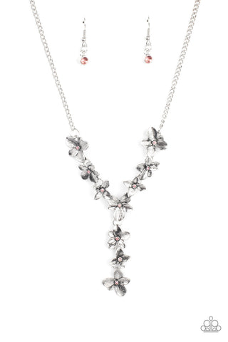 Fairytale Meadow - Pink Paparazzi Necklace (#4859)