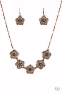 Paparazzi Necklace - Garden Groove - Copper (#992)