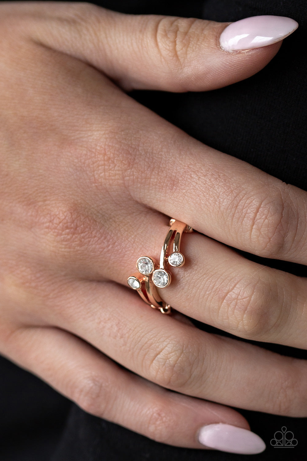 Paparazzi Thin Flex Back Ring - GLOWING Great Places - Copper (R276)