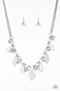 Paparazzi Necklace - Grand Canyon Grotto - White (#504)