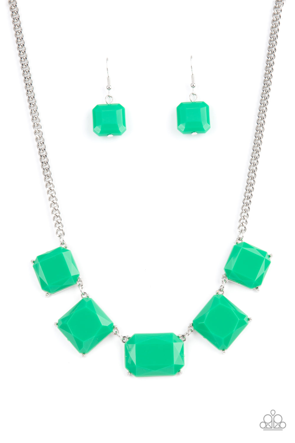 Instant Mood Booster - Green Paparazzi Necklace